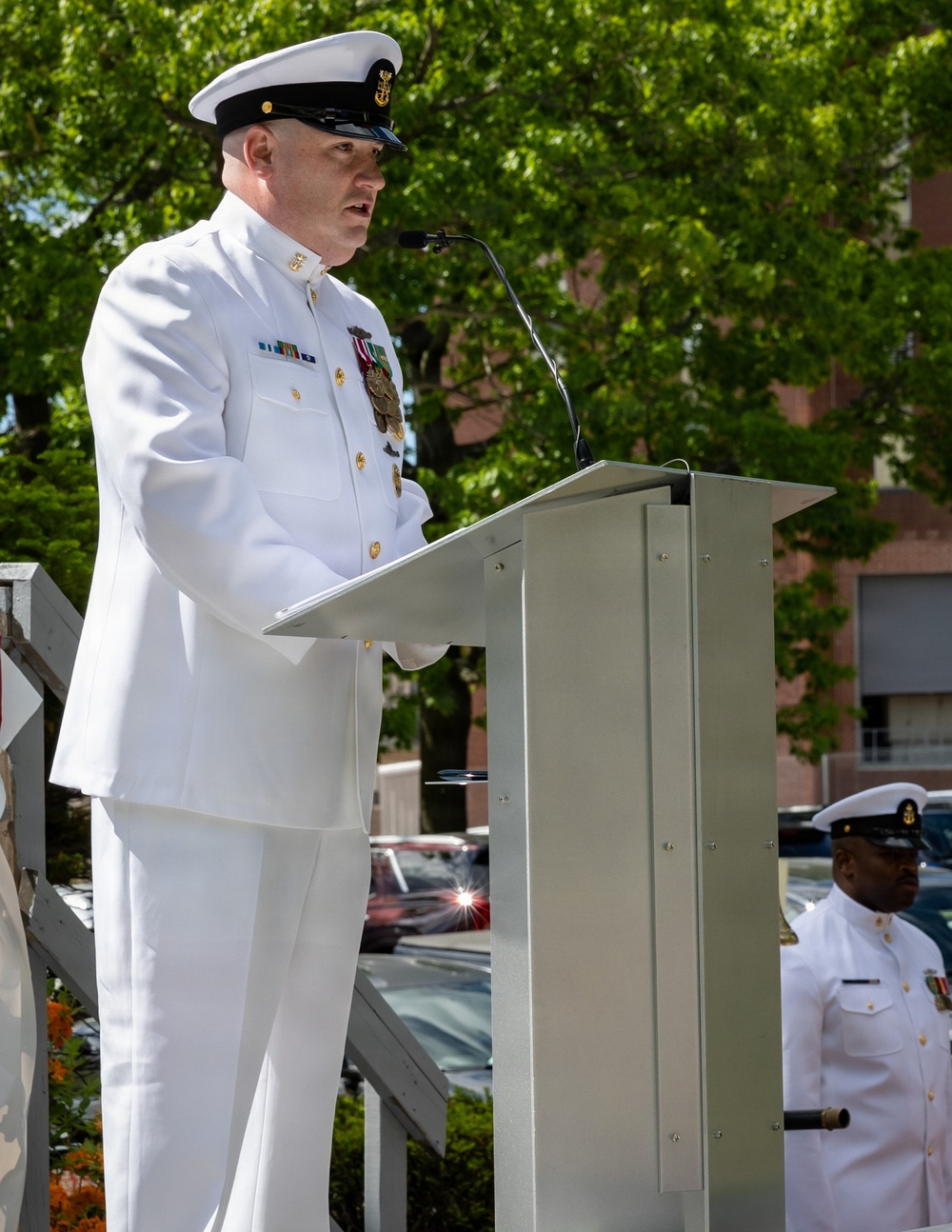 PNSY Holds Change of Command Ceremony for Submarine Squadron TWO