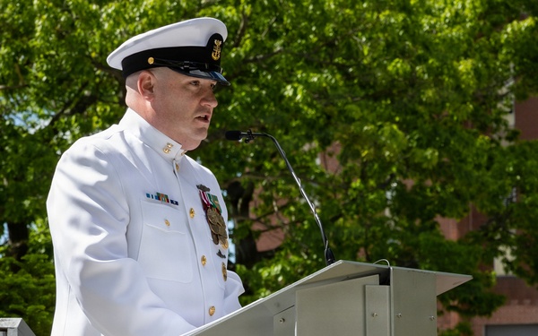 PNSY Holds Change of Command Ceremony for Submarine Squadron TWO