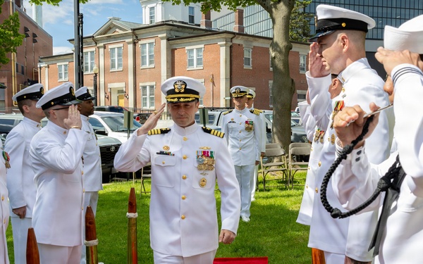 PNSY Holds Change of Command Ceremony for Submarine Squadron TWO