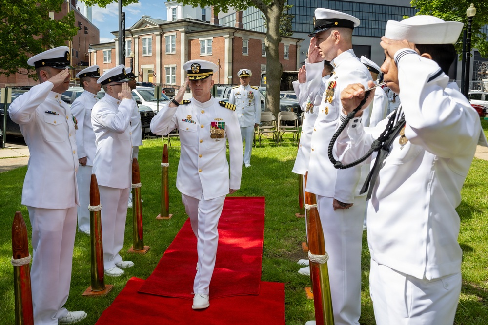 PNSY Holds Change of Command Ceremony for Submarine Squadron TWO