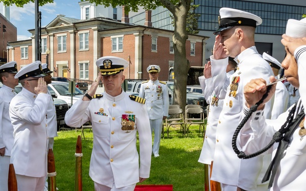 PNSY Holds Change of Command Ceremony for Submarine Squadron TWO