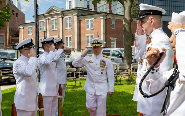PNSY Holds Change of Command Ceremony for Submarine Squadron TWO