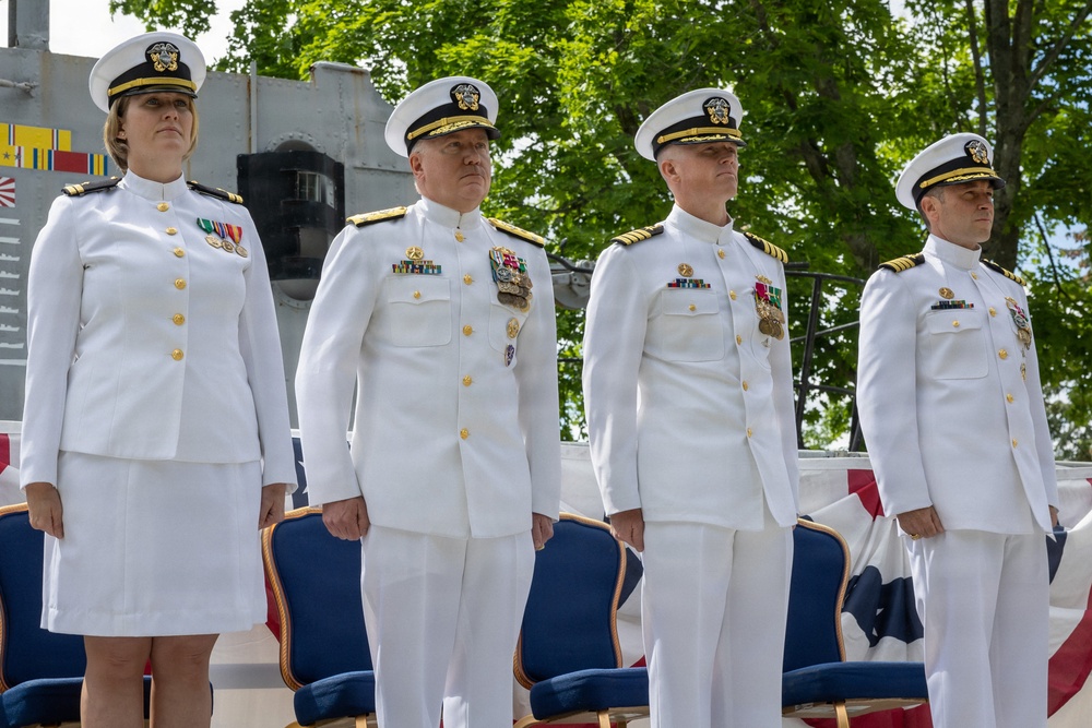 PNSY Holds Change of Command Ceremony for Submarine Squadron TWO
