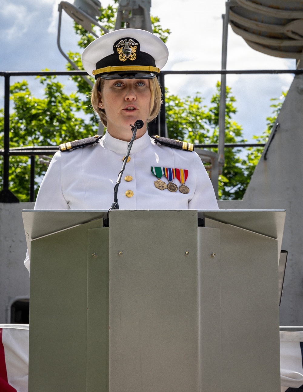 PNSY Holds Change of Command Ceremony for Submarine Squadron TWO