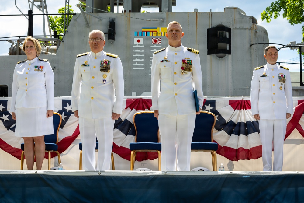 PNSY Hold Change of Command Ceremony for Squadron TWO