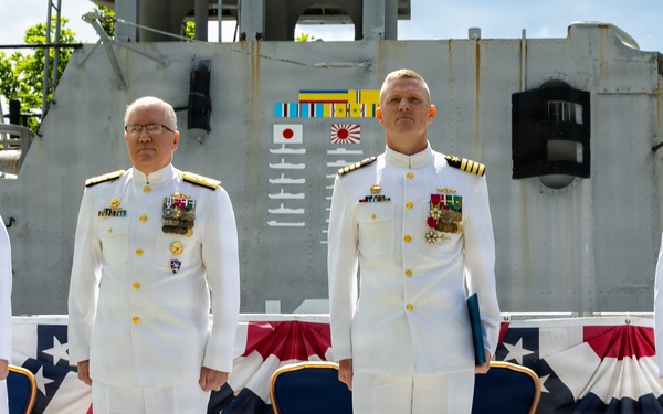 PNSY Hold Change of Command Ceremony for Squadron TWO