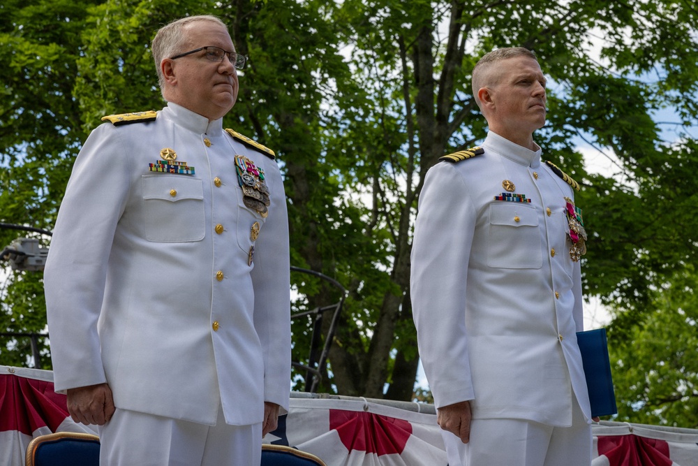 PNSY Holds Change of Command Ceremony for Submarine Squadron TWO