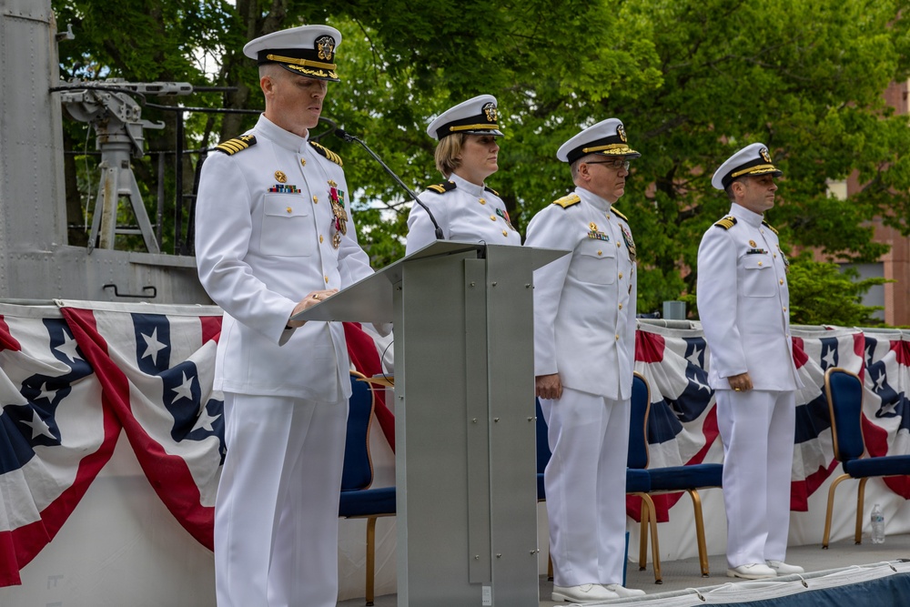 PNSY Hold Change of Command Ceremony for Squadron TWO