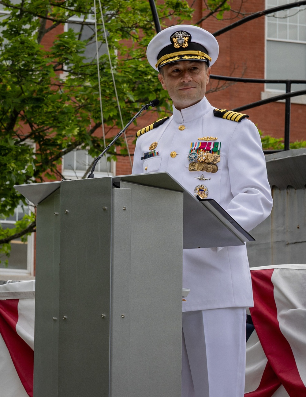 PNSY Holds Change of Command Ceremony for Submarine Squadron TWO
