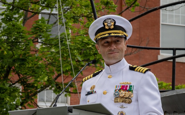 PNSY Holds Change of Command Ceremony for Submarine Squadron TWO