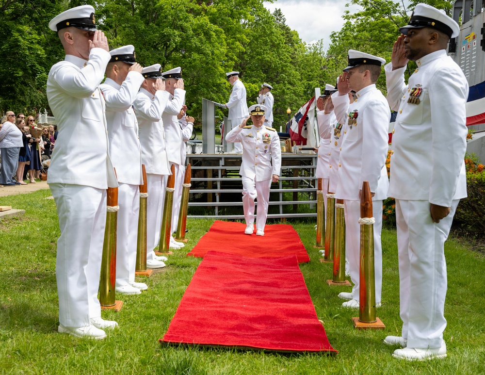 PNSY Holds Change of Command Ceremony for Submarine Squadron TWO