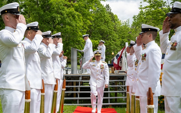 PNSY Holds Change of Command Ceremony for Submarine Squadron TWO