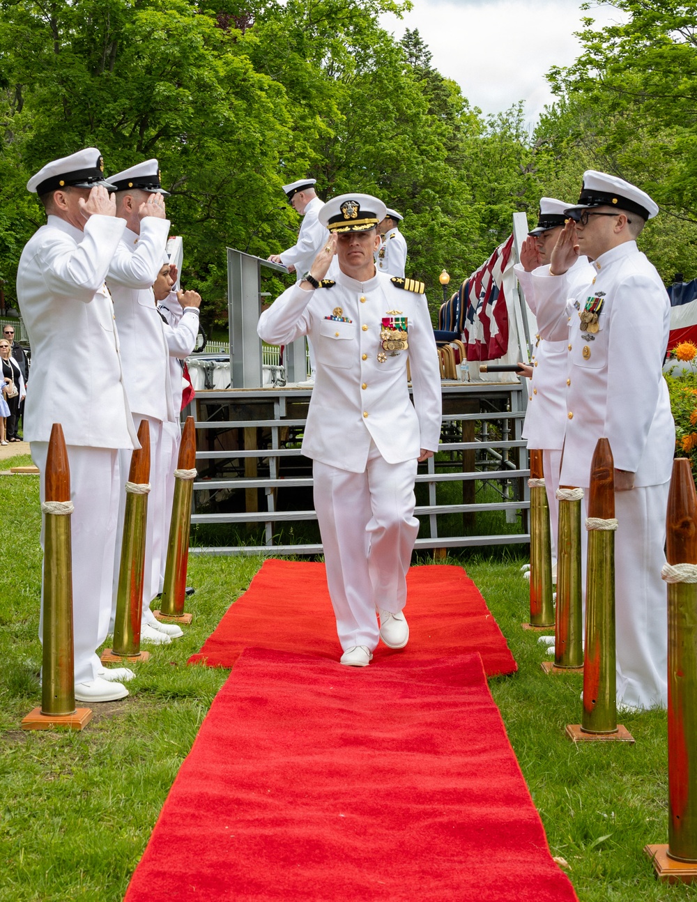 PNSY Holds Change of Command Ceremony for Submarine Squadron TWO