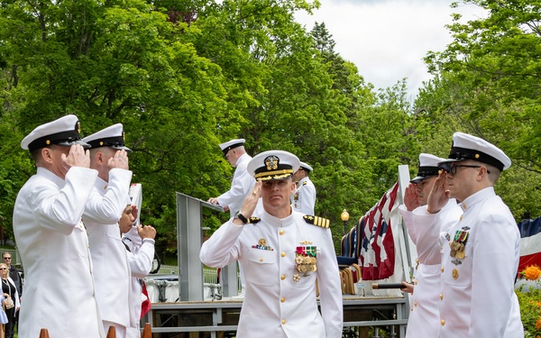 PNSY Holds Change of Command Ceremony for Submarine Squadron TWO