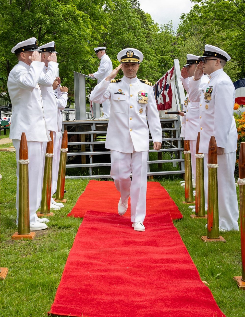 PNSY Holds Change of Command Ceremony for Submarine Squadron TWO