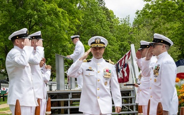 PNSY Holds Change of Command Ceremony for Submarine Squadron TWO
