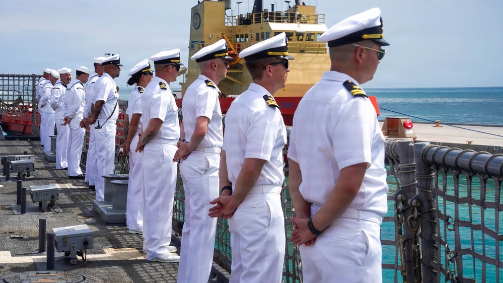 USS Cooperstown Gets Underway