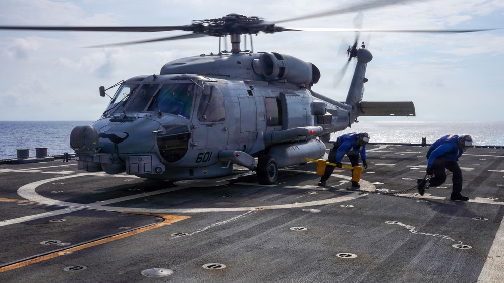 USS Cooperstown Conducts Flight Quarters