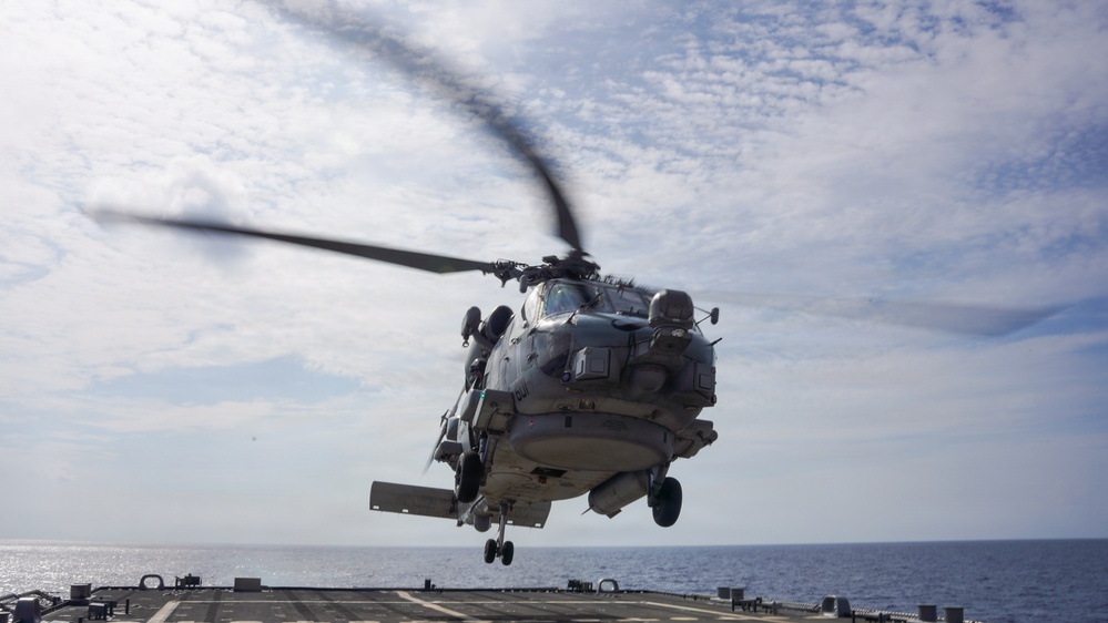 USS Cooperstown Conducts Flight Quarters
