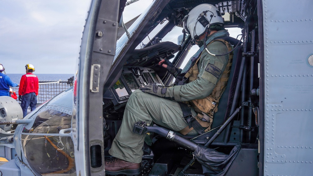 USS Cooperstown Conducts Flight Quarters