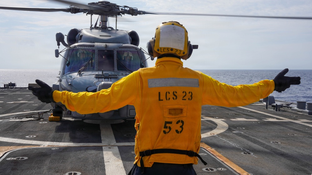 USS Cooperstown Conducts Flight Quarters