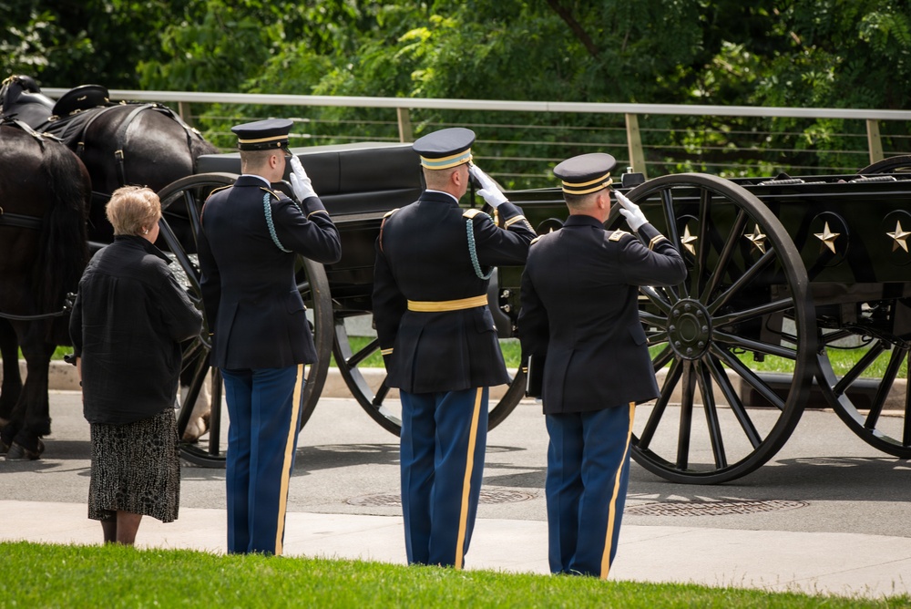 Col. Thomas J. Kilbride Conducts His Final Walk