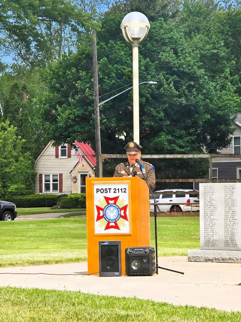 Fort McCoy Garrison commander continues century-long tradition at Sparta Memorial Day observance