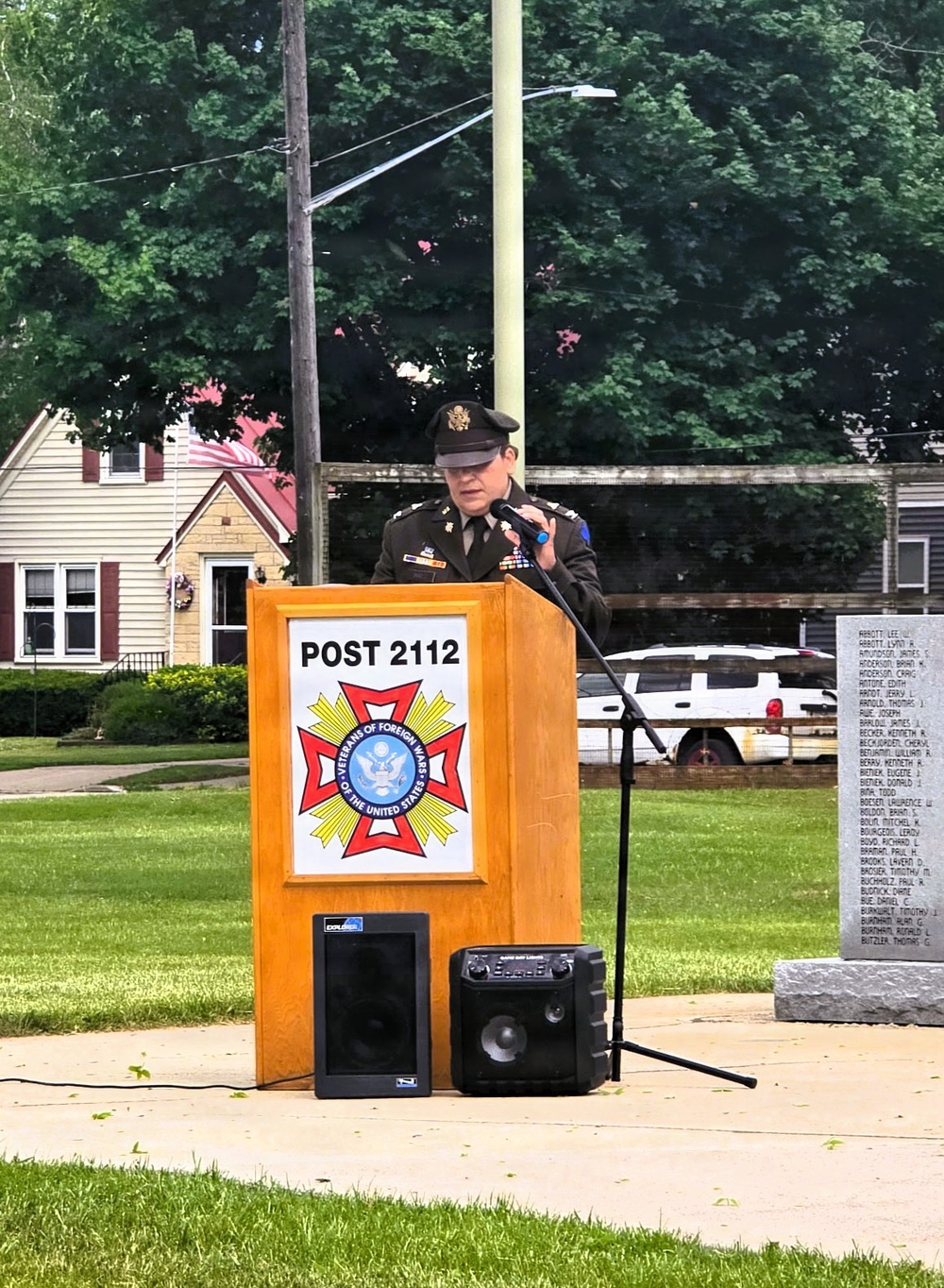 Fort McCoy Garrison commander continues century-long tradition at Sparta Memorial Day observance