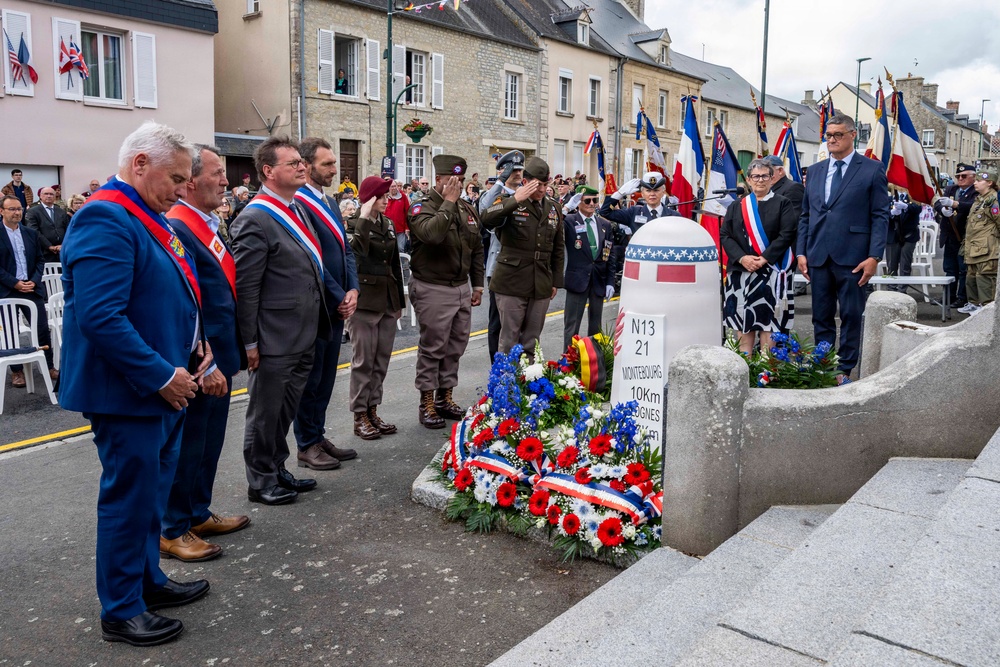 D-Day 82nd Anniversary - Cérémonie Monument Borne Zéro