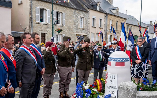 D-Day 82nd Anniversary - Cérémonie Monument Borne Zéro