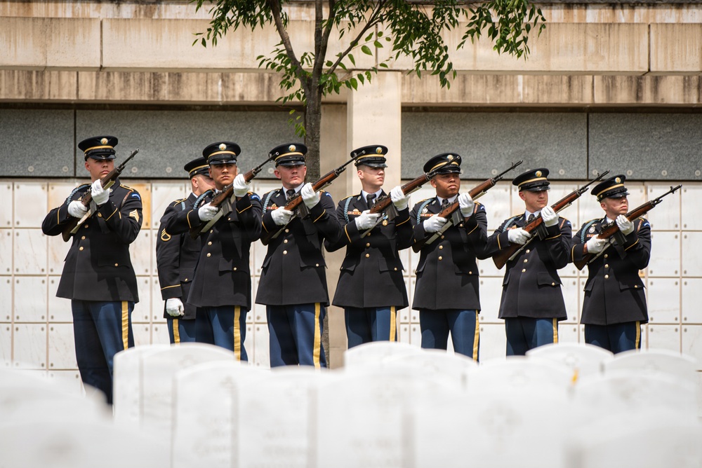 Col. Thomas J. Kilbride Conducts His Final Walk