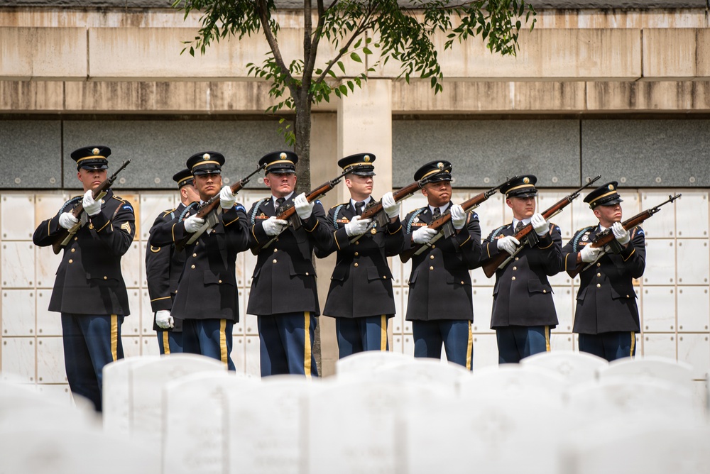 Col. Thomas J. Kilbride Conducts His Final Walk