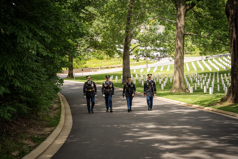 Col. Thomas J. Kilbride Conducts His Final Walk