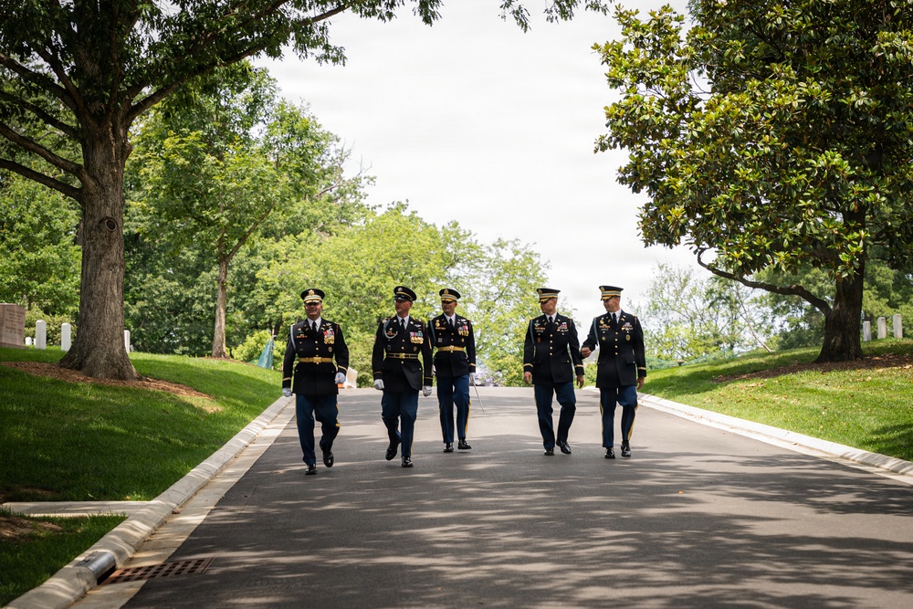 Col. Thomas J. Kilbride Conducts His Final Walk