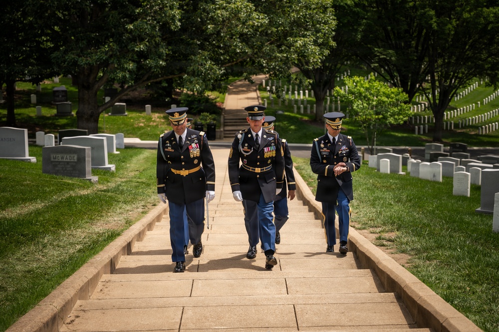 Col. Thomas J. Kilbride Conducts His Final Walk