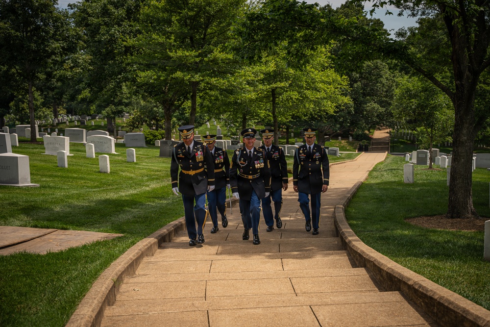 Col. Thomas J. Kilbride Conducts His Final Walk
