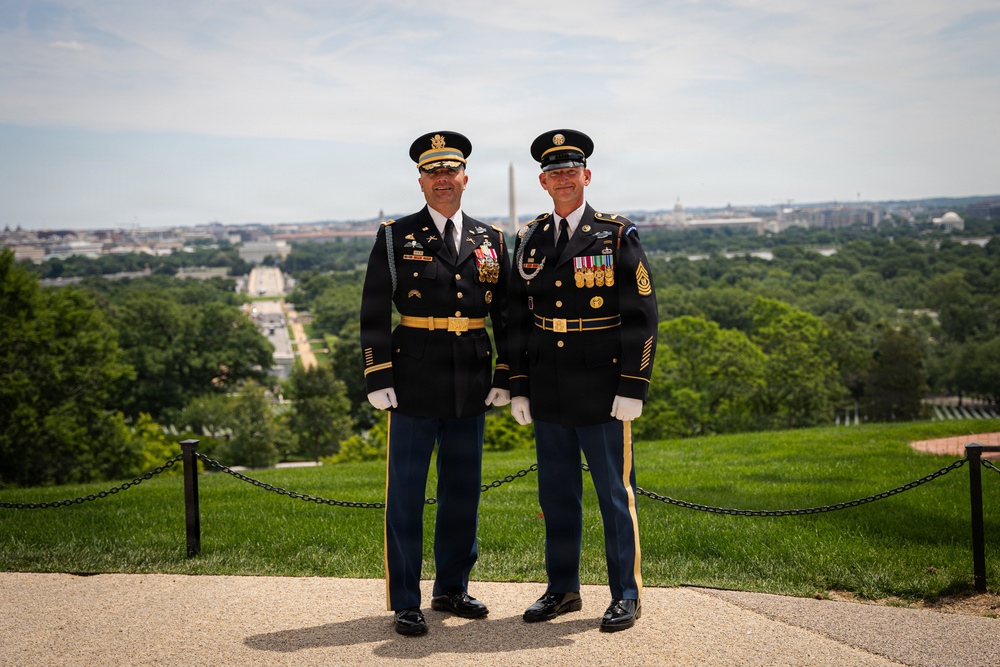 Col. Thomas J. Kilbride Conducts His Final Walk