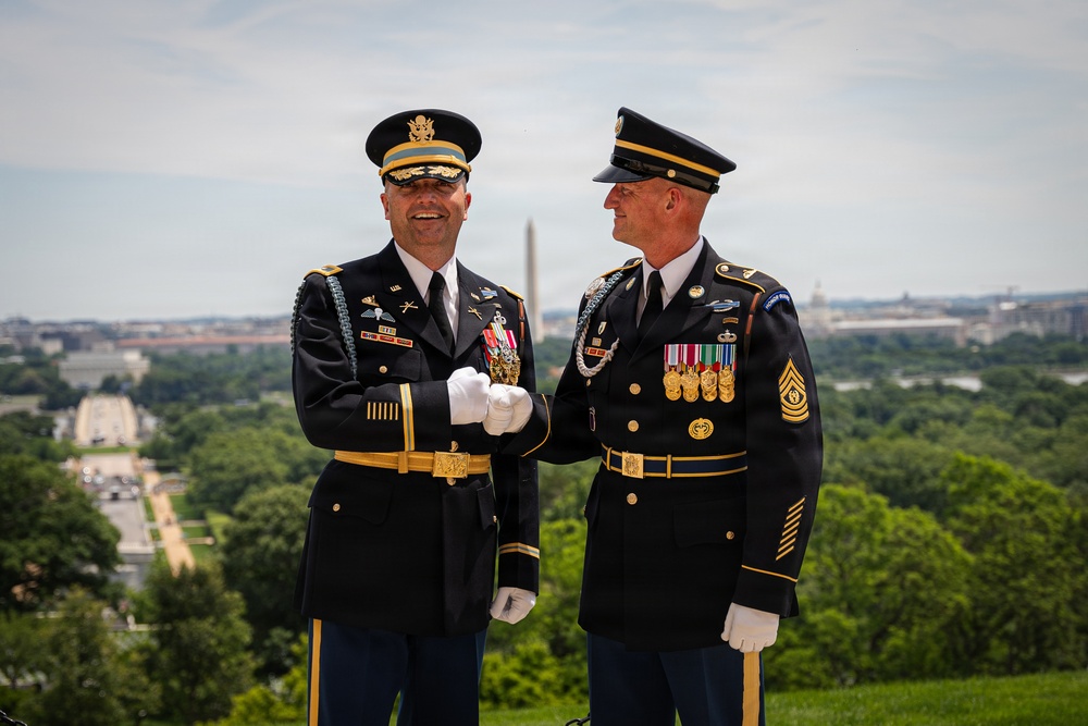 Col. Thomas J. Kilbride Conducts His Final Walk