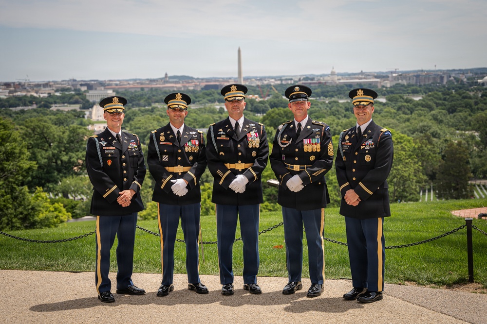 Col. Thomas J. Kilbride Conducts His Final Walk