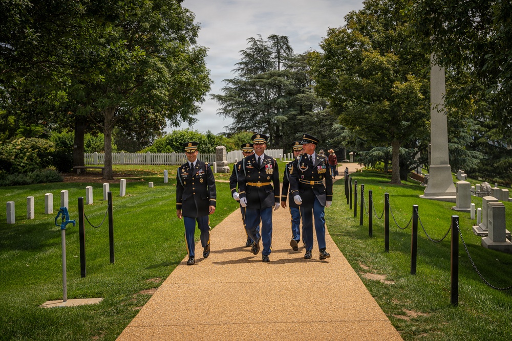 Col. Thomas J. Kilbride Conducts His Final Walk