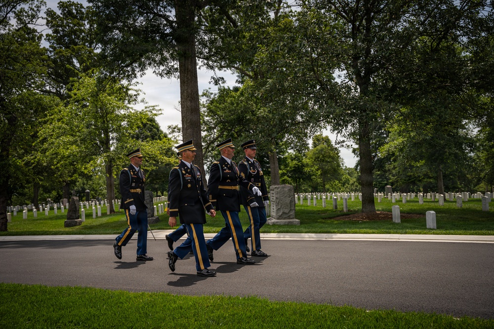 Col. Thomas J. Kilbride Conducts His Final Walk