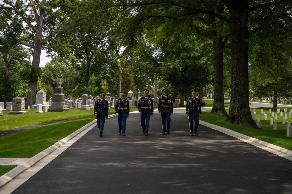 Col. Thomas J. Kilbride Conducts His Final Walk