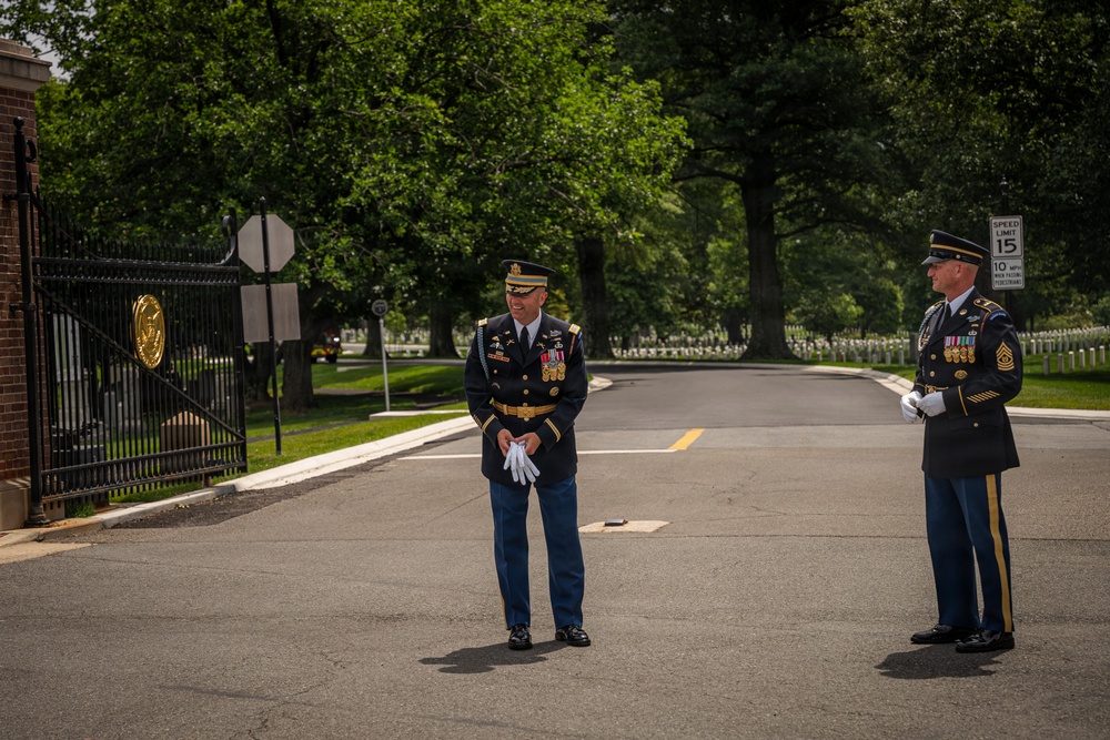 Col. Thomas J. Kilbride Conducts His Final Walk