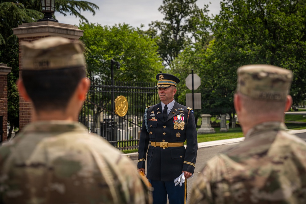 Col. Thomas J. Kilbride Conducts His Final Walk