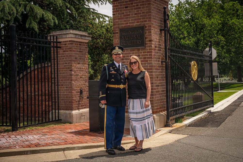 Col. Thomas J. Kilbride Conducts His Final Walk