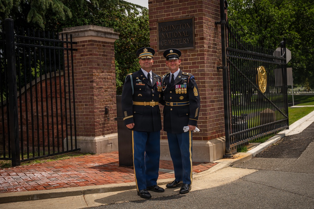 Col. Thomas J. Kilbride Conducts His Final Walk