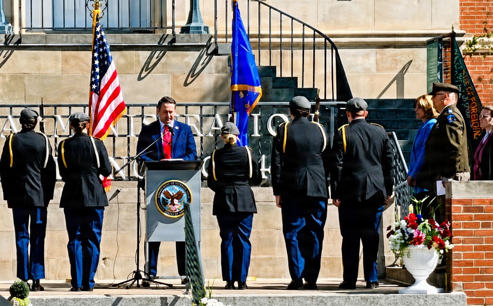 Fort McCoy deputy garrison commander serves as featured speaker at Tomah VA Medical Center Memorial Day ceremony