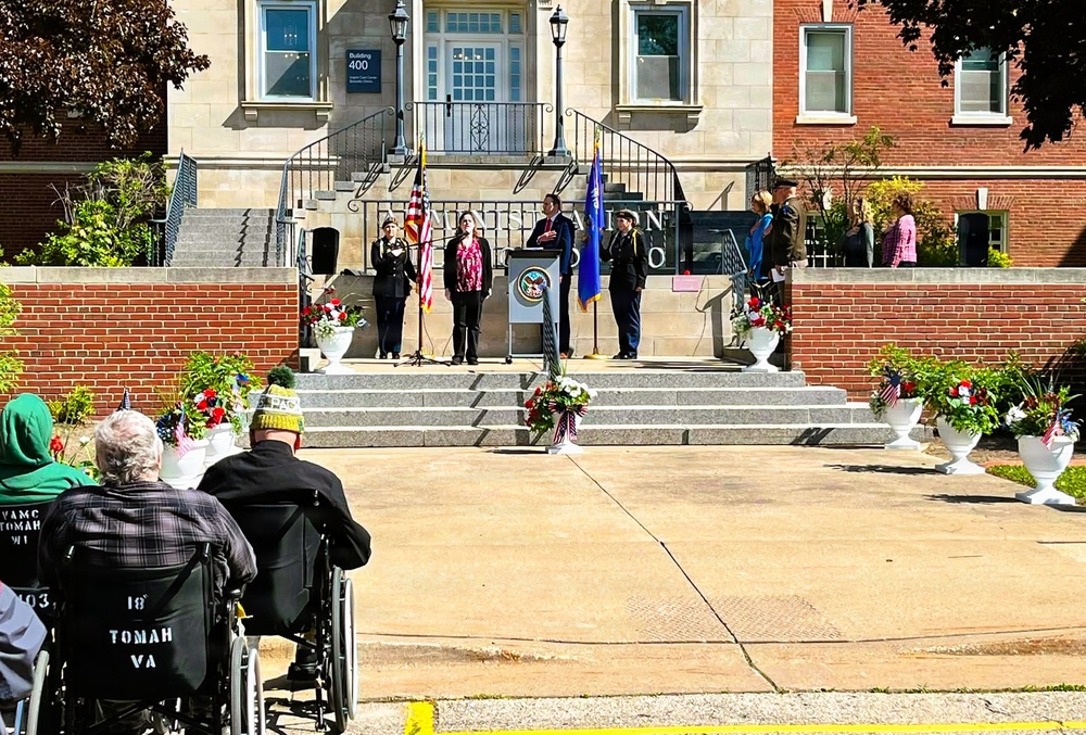 Fort McCoy deputy garrison commander serves as featured speaker at Tomah VA Medical Center Memorial Day ceremony
