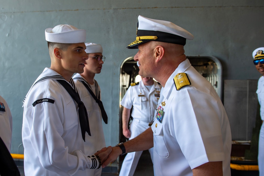 USS Ashland Returns to Naval Base San Diego