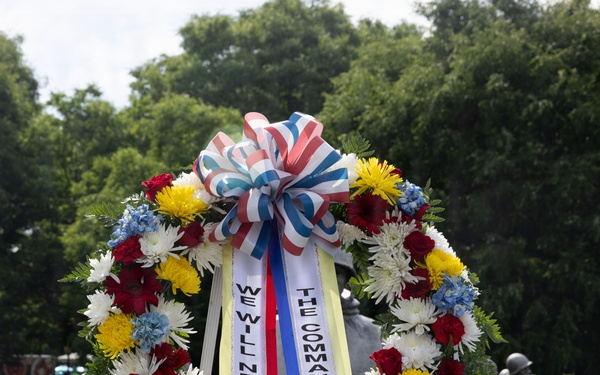 Korean War Memorial Wreath Laying Ceremony